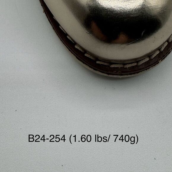 Cole Haan Alisa Womens Size 5B Gold Shimmer Leather Lace Up Wingtip Oxford Shoes - Picture 11 of 11